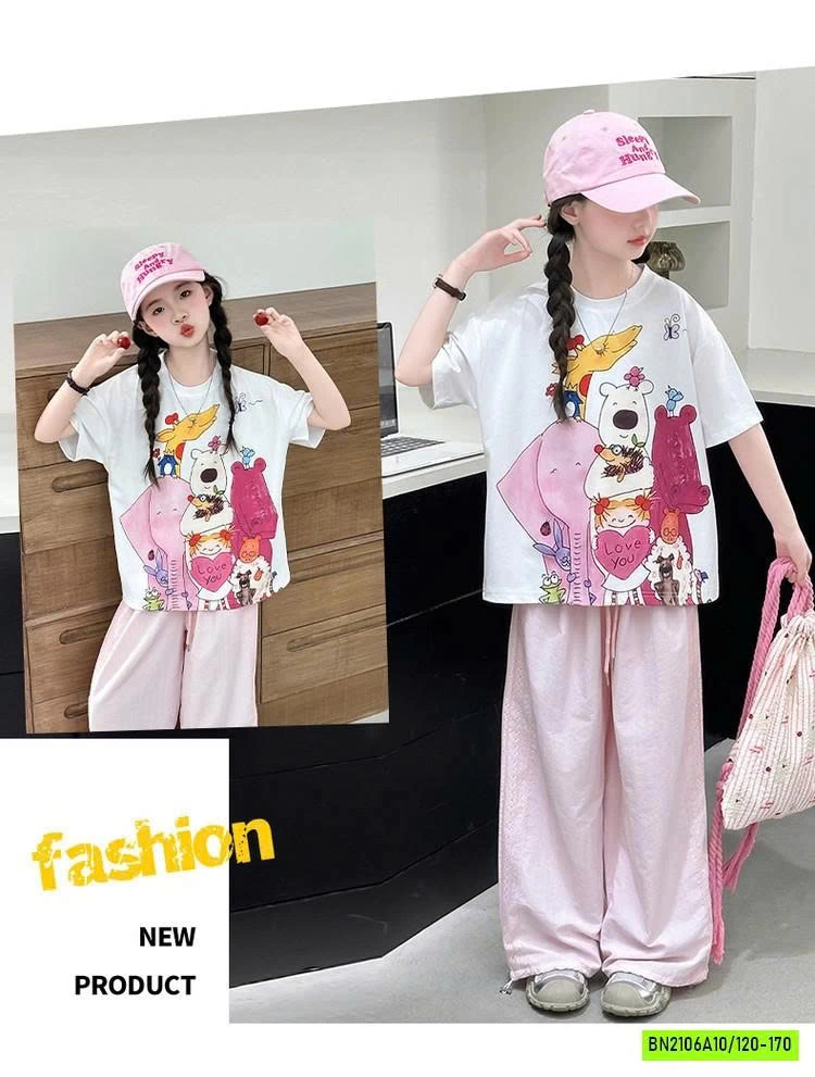 SÉT ÁO DỄ THƯƠNG MIX QUẦN HỒNG