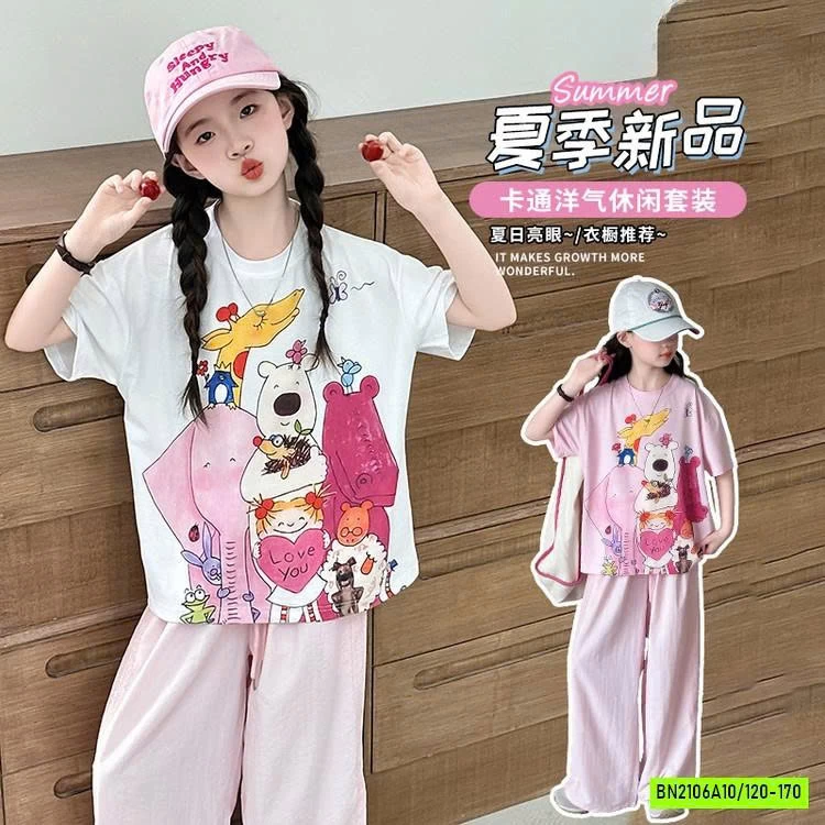 SÉT ÁO DỄ THƯƠNG MIX QUẦN HỒNG