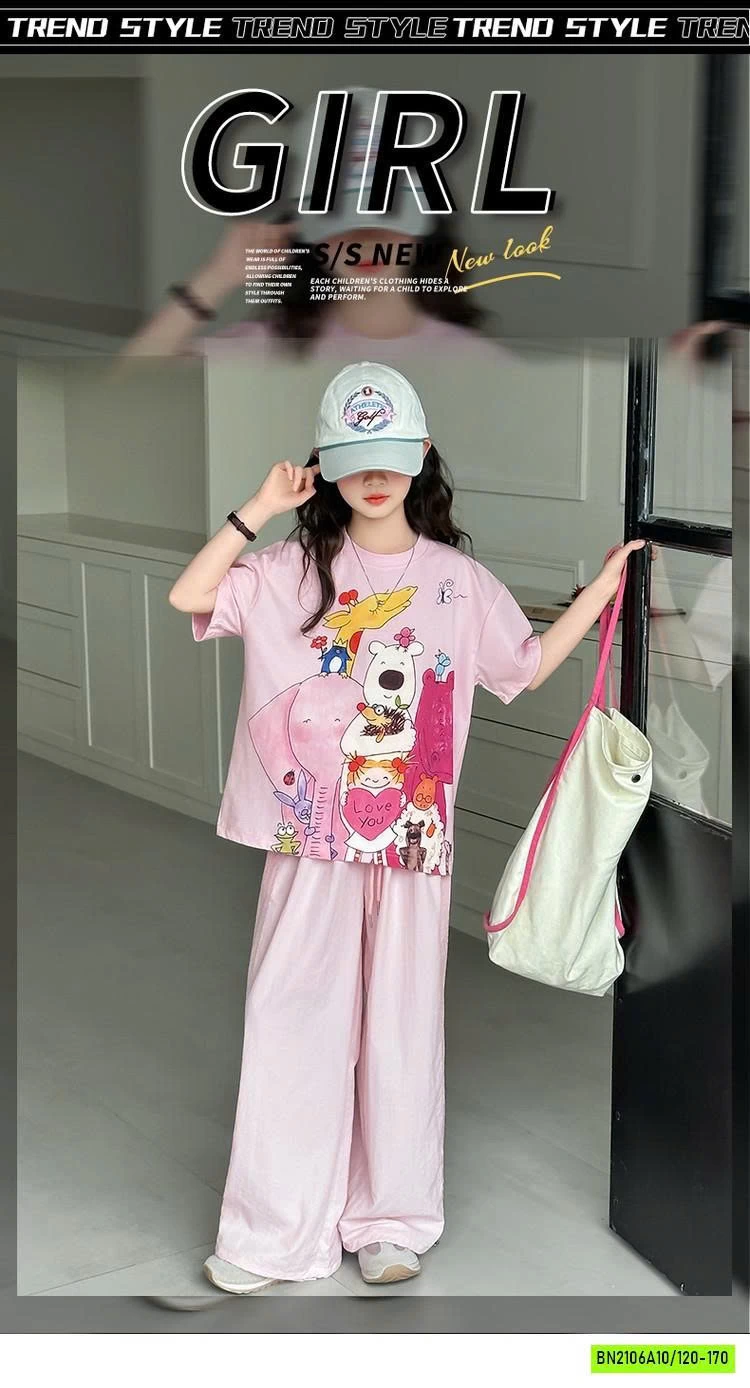 SÉT ÁO DỄ THƯƠNG MIX QUẦN HỒNG