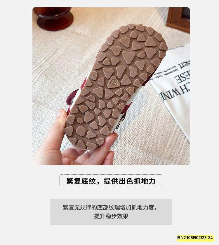 GIÀY BÚP BÊ XẺ MŨI