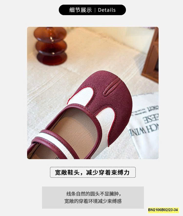 GIÀY BÚP BÊ XẺ MŨI