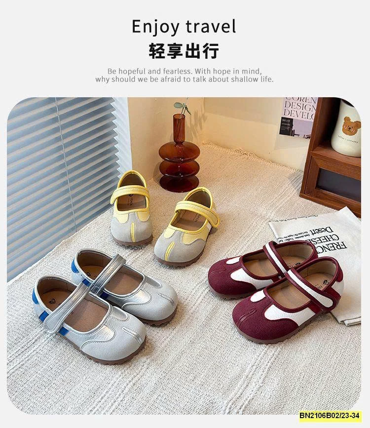 GIÀY BÚP BÊ XẺ MŨI