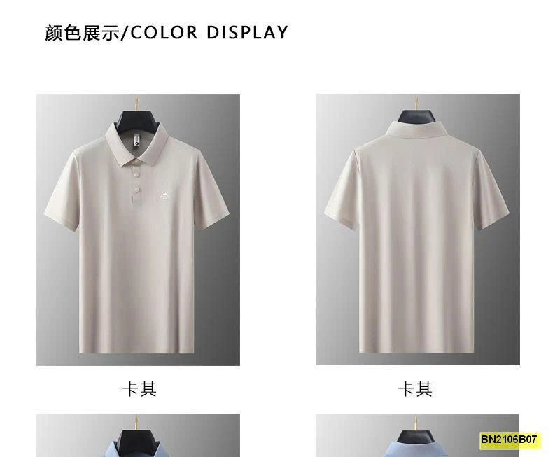 ÁO POLO NAM TRƠN MÀU LOGO NỔI