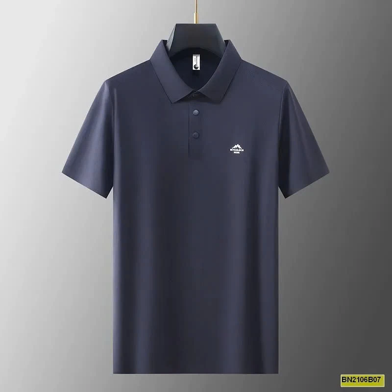 ÁO POLO NAM TRƠN MÀU LOGO NỔI