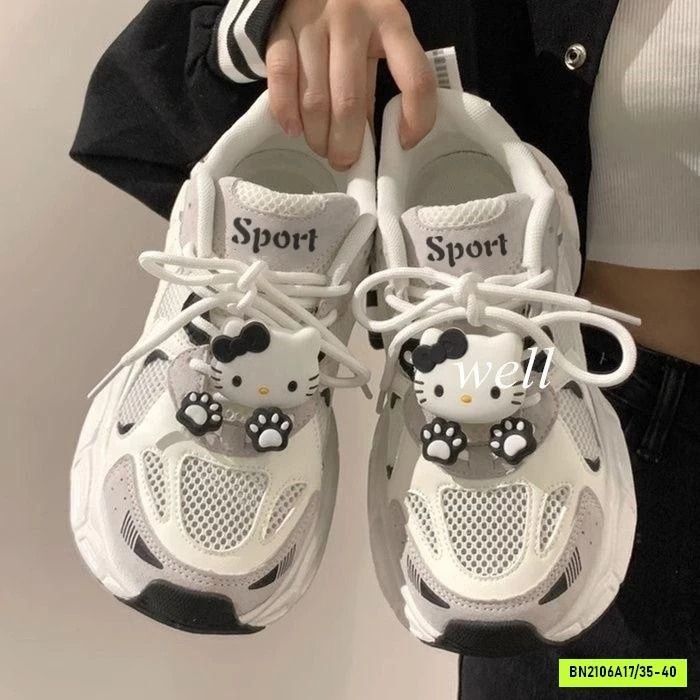 SNEAKER THỂ THAO KÈM CHARM KITTY