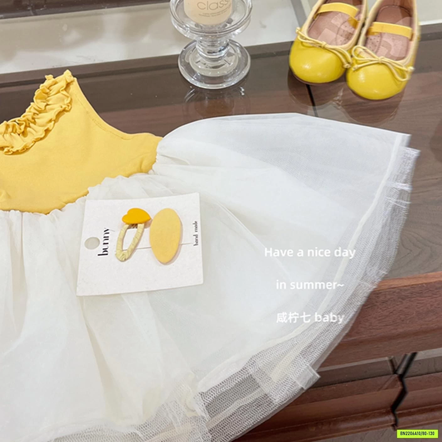 ĐẦM VÀNG PHỐI VOAN TBABY