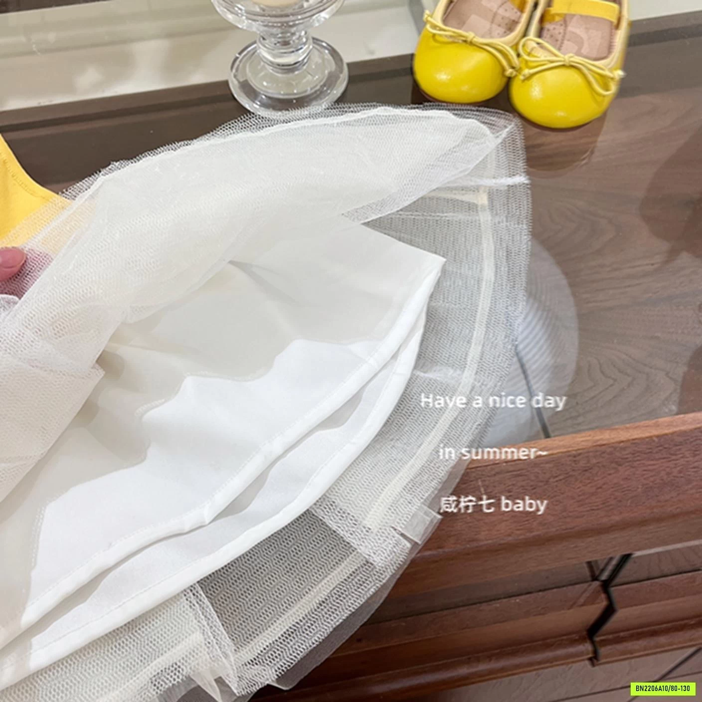 ĐẦM VÀNG PHỐI VOAN TBABY