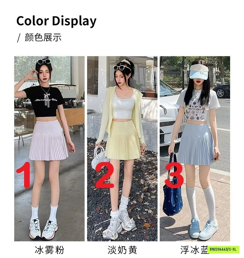 CHÂN VÁY XẾP LY NHỎ GEN BỤNG