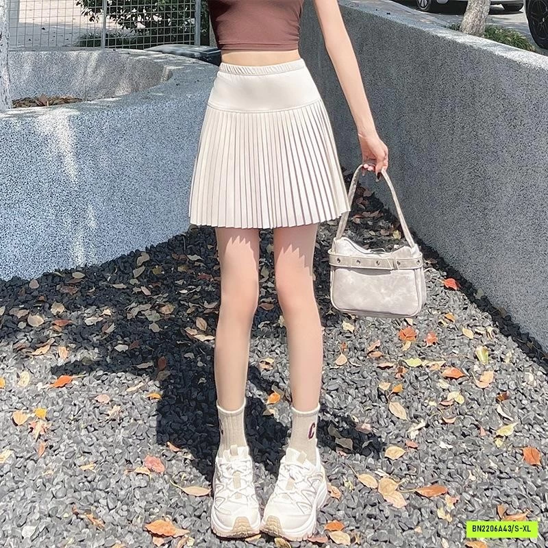 CHÂN VÁY XẾP LY NHỎ GEN BỤNG