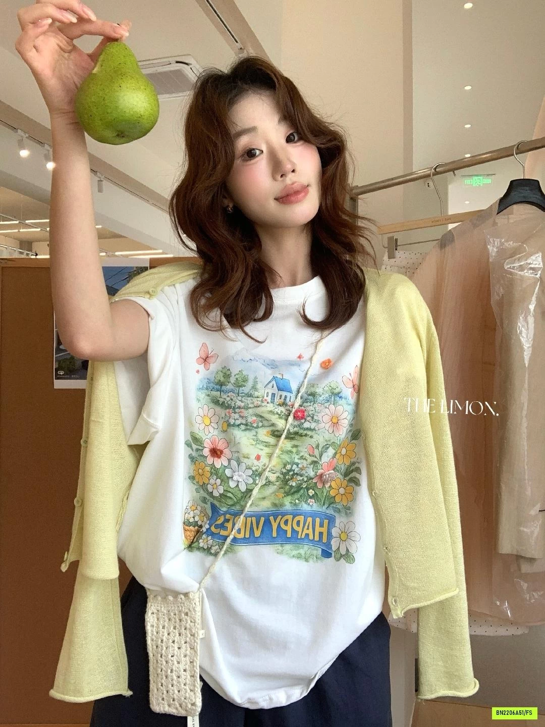 ÁO THUN IN HOA THE LEMON
