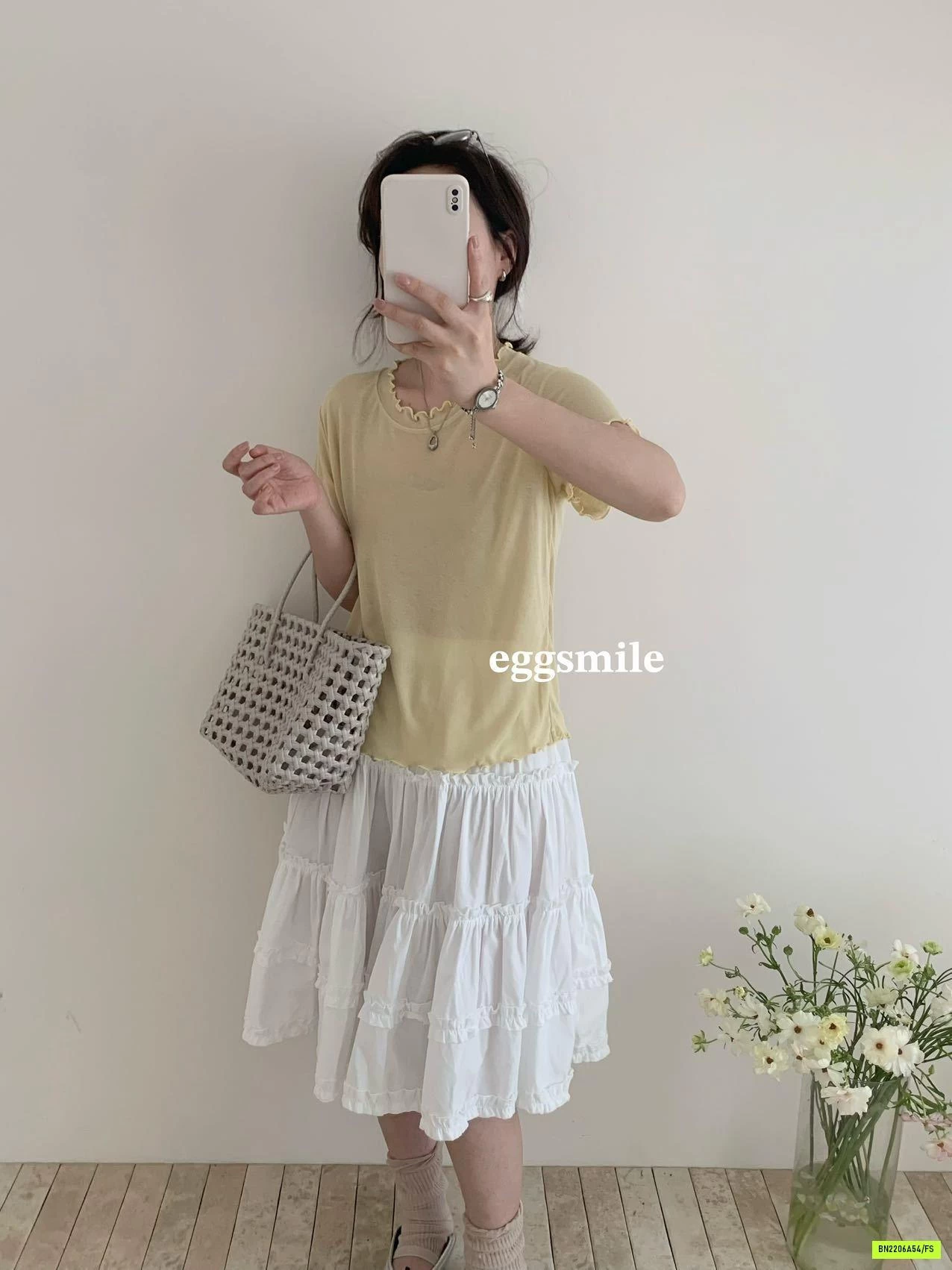 ÁO THUN GIẤY VIỀN BÈO EGG
