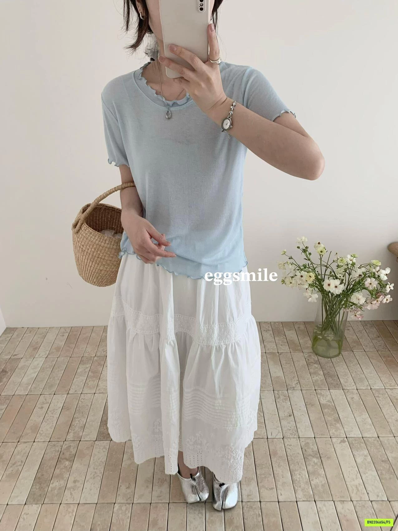 ÁO THUN GIẤY VIỀN BÈO EGG