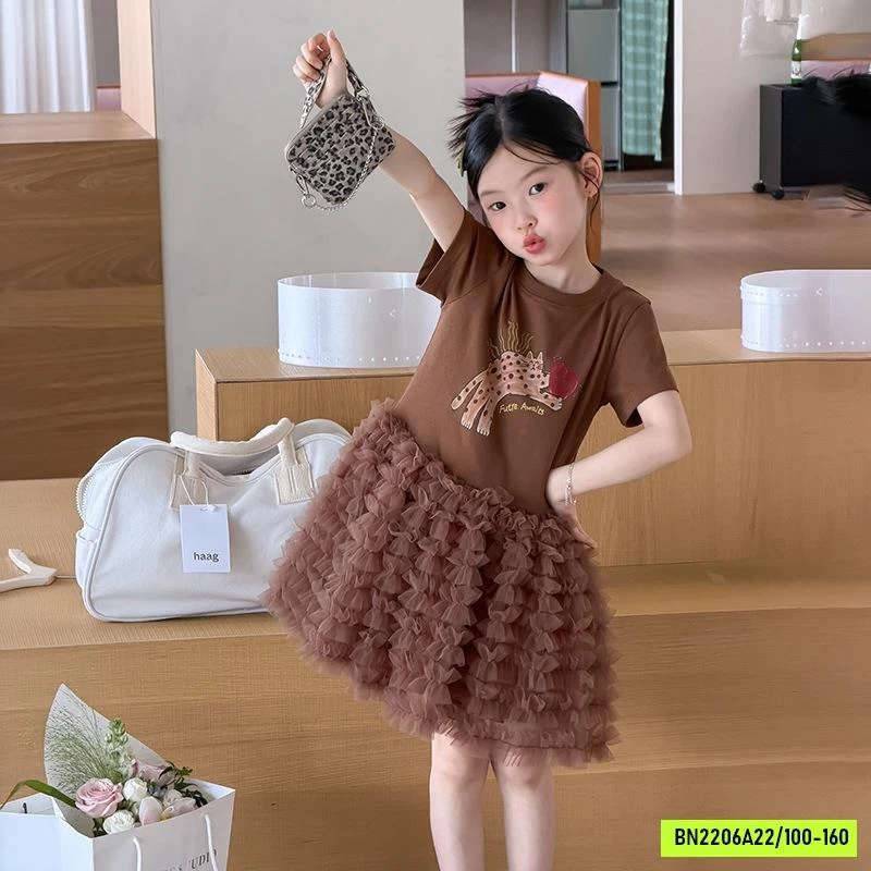 VÁY THUN PHỐI REN 26C297 AMBB