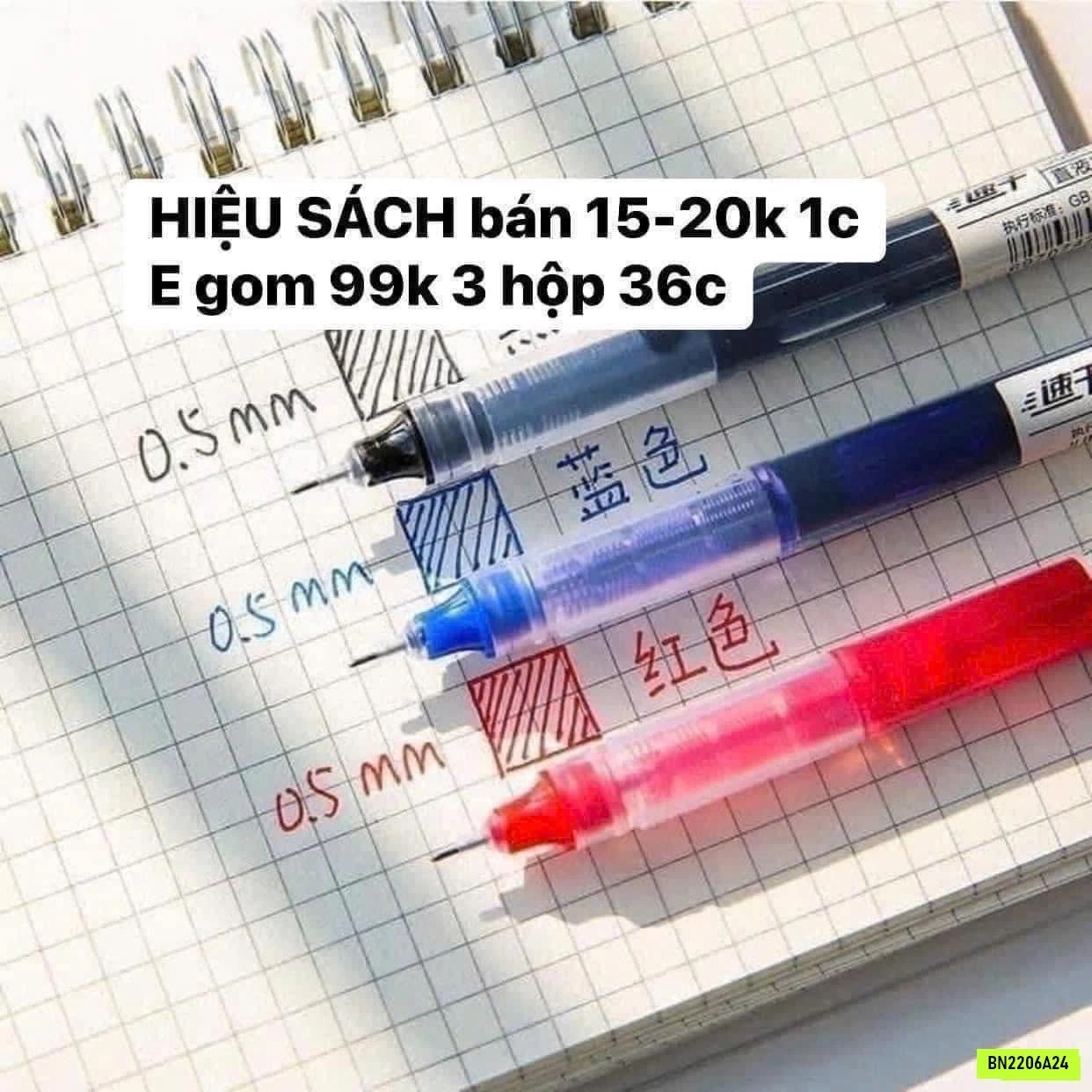 COMBO 36 BÚT MỰC NƯỚC 0,5MM