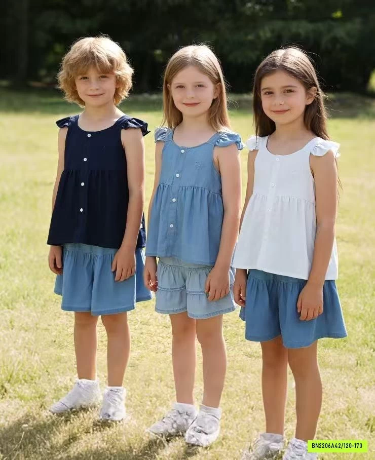 SÉT ÁO CÁNH TIÊN MIX CV DENIM GIẤY