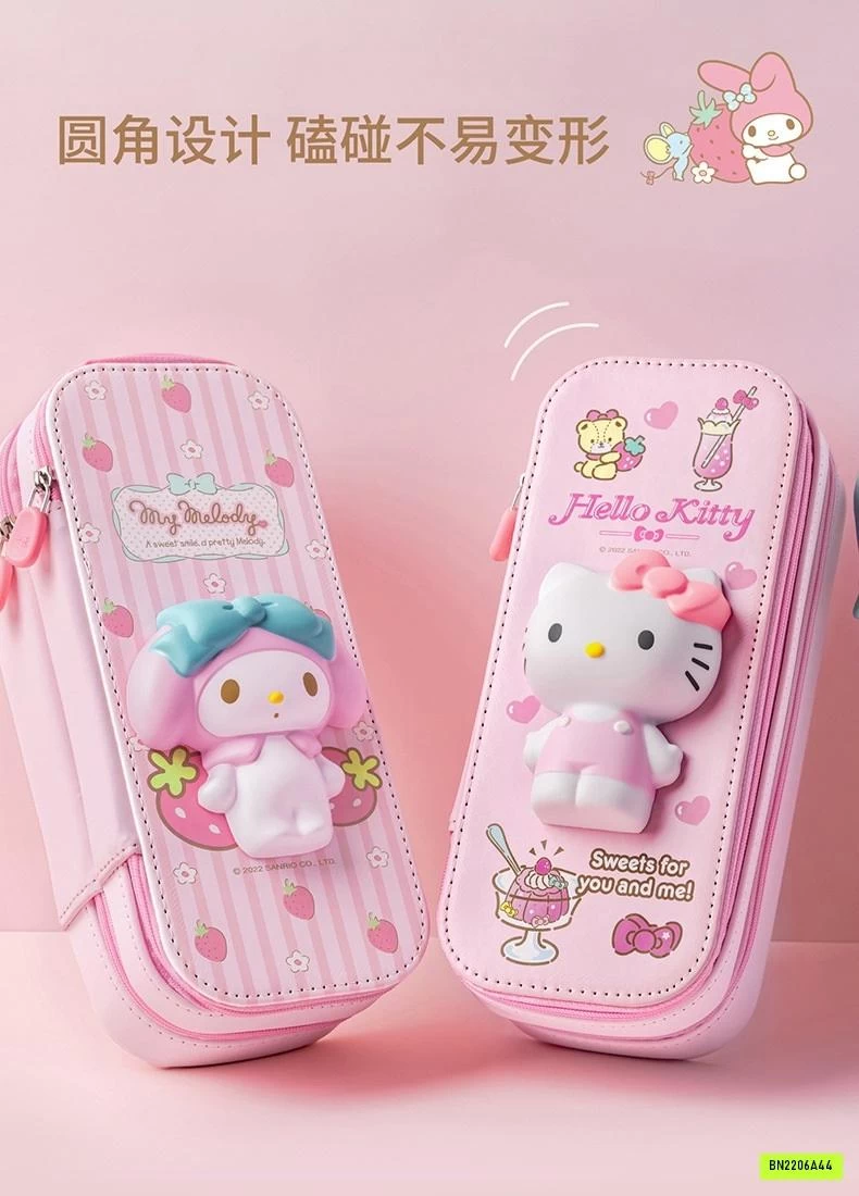 HỘP BÚT SANRIO 3D 2 TẦNG
