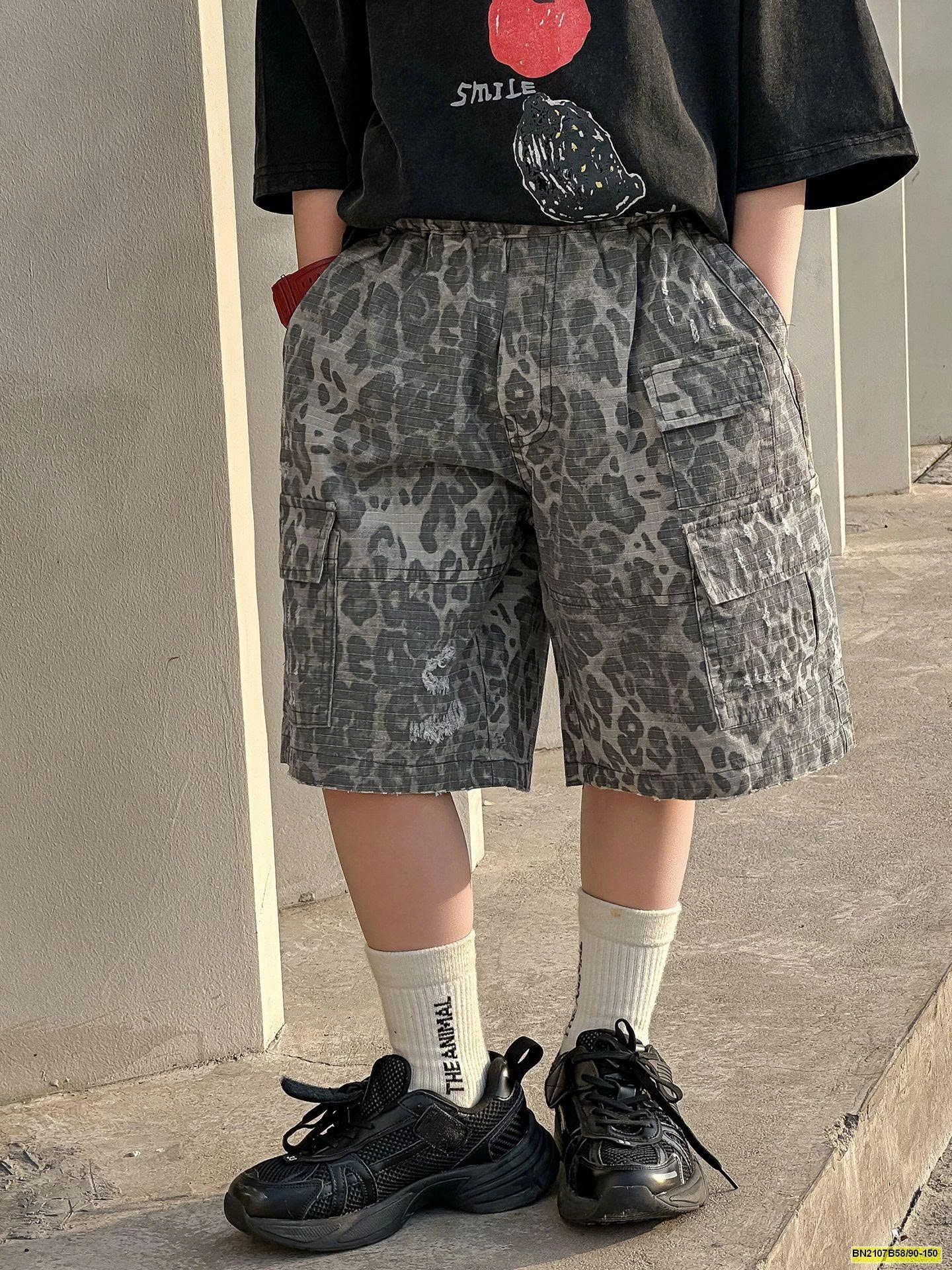 SÉT ÁO THUN CÚN  MIX QUẦN SHORT DA BÁO