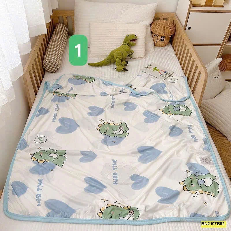 CHĂN HÈ ĐIỀU HÒA COTTON LẠNH CHO BÉ