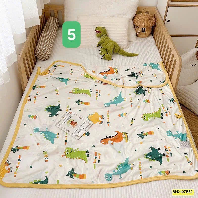 CHĂN HÈ ĐIỀU HÒA COTTON LẠNH CHO BÉ