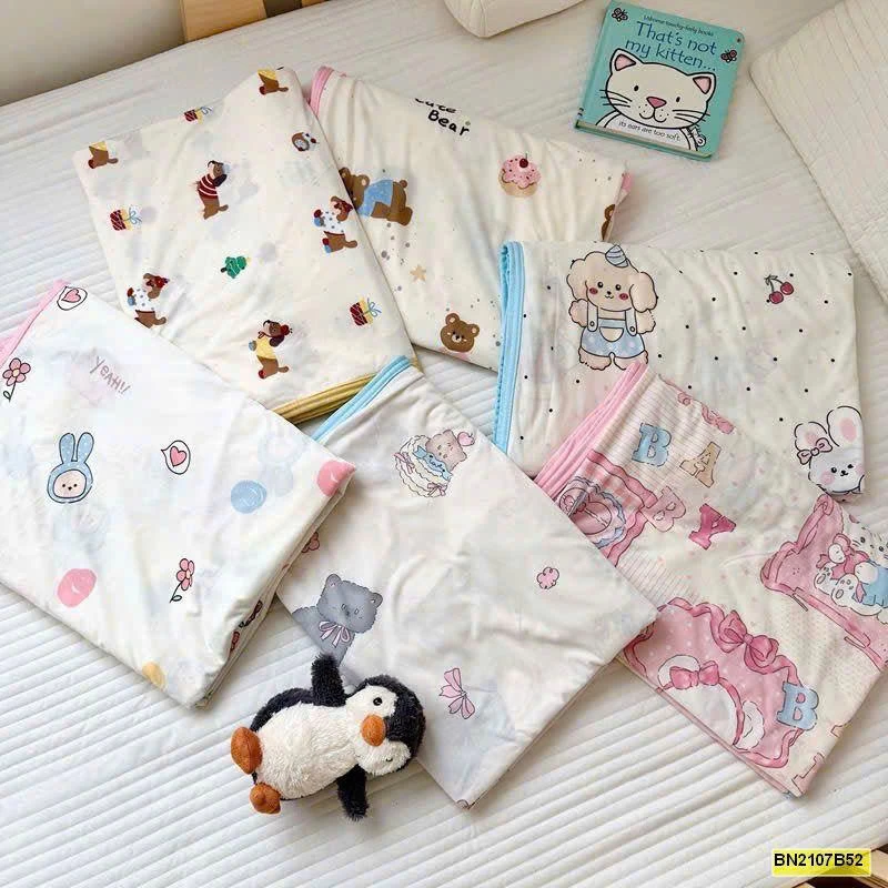 CHĂN HÈ ĐIỀU HÒA COTTON LẠNH CHO BÉ