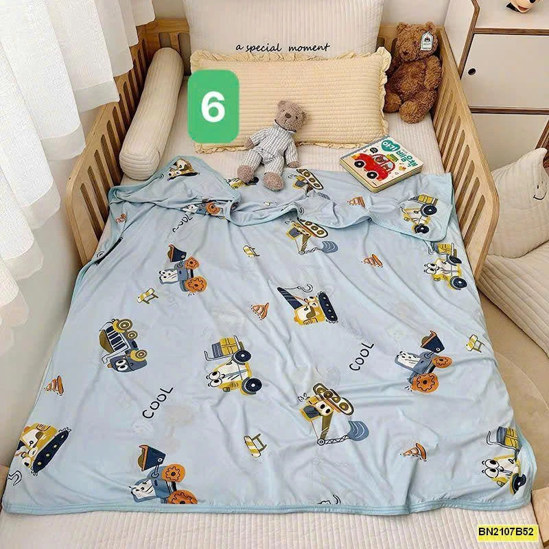 CHĂN HÈ ĐIỀU HÒA COTTON LẠNH CHO BÉ