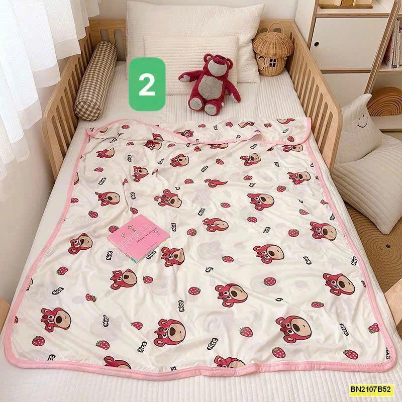 CHĂN HÈ ĐIỀU HÒA COTTON LẠNH CHO BÉ