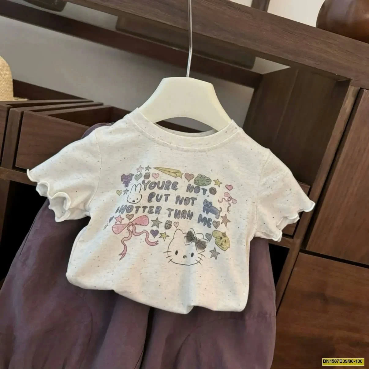 SÉT ÁO THUN QUẦN SUÔNG BÉ GÁI