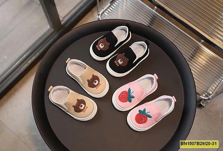 GIÀY VẢI LƯỜI GẤU CHO BÉ