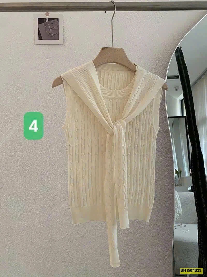 ÁO LEN DỆT BA LỖ KÈM KHĂN