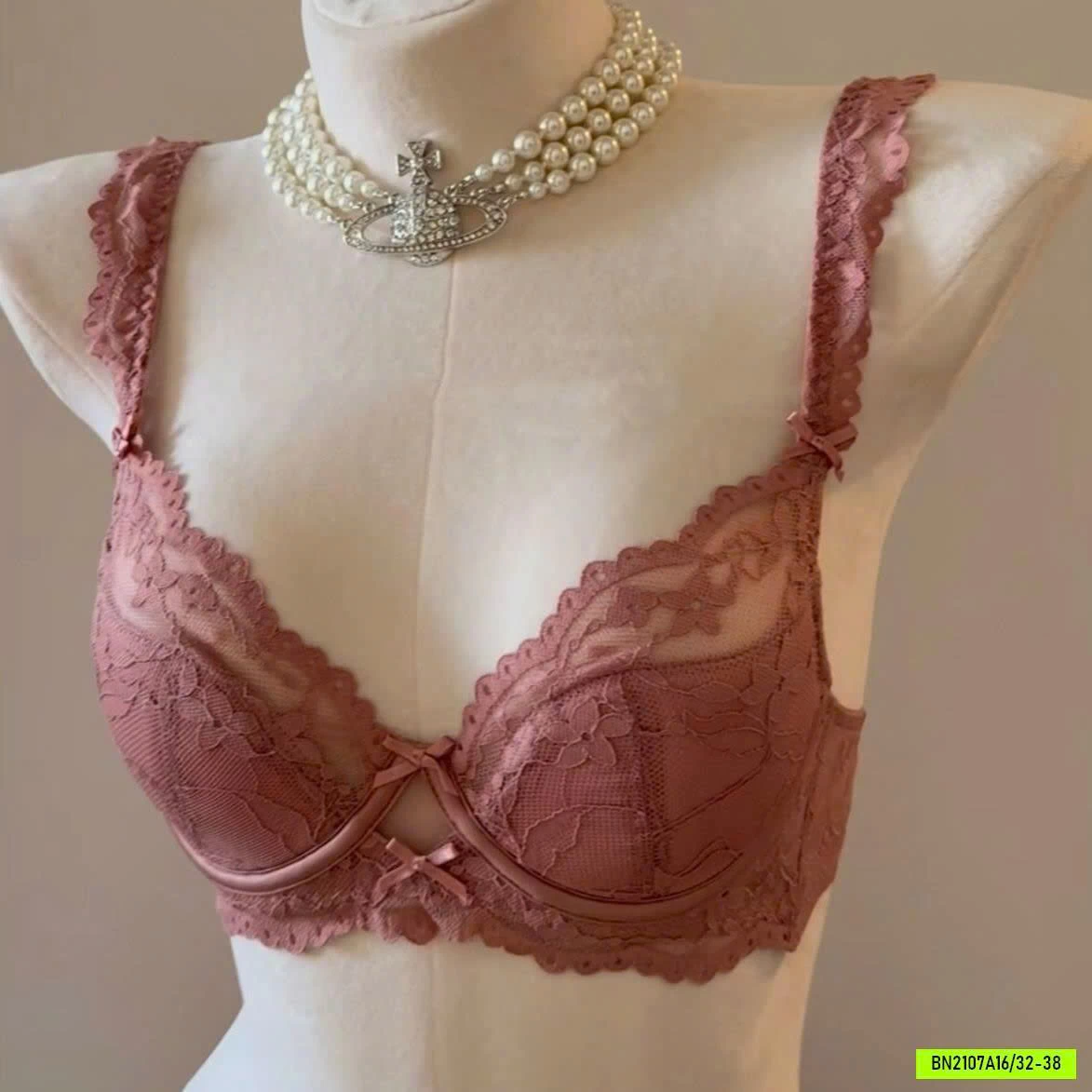 SET BRA PHỐI REN CÓ GỌNG