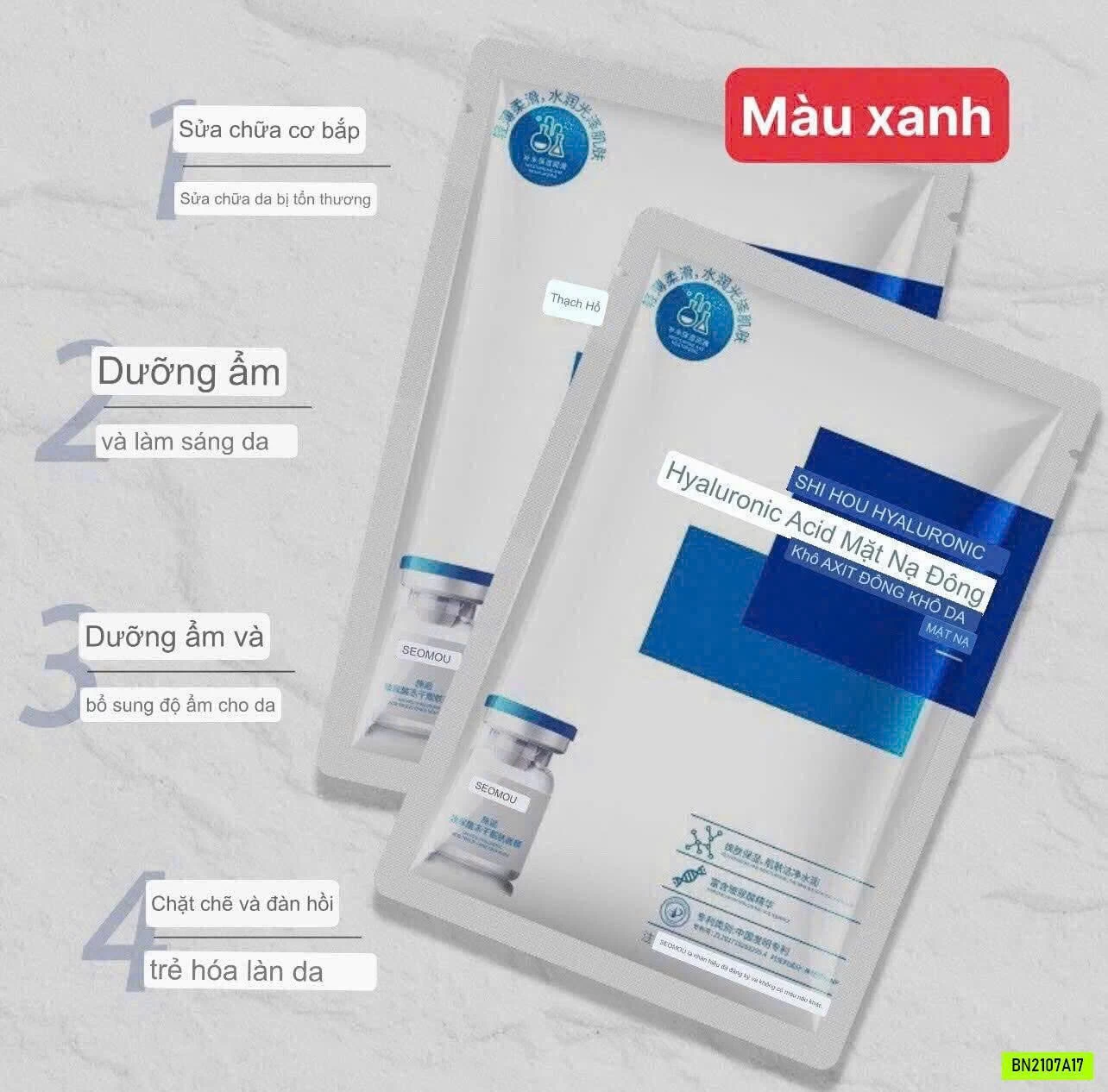 COMBO 30 MASK DƯỠNG DA SEOMOU