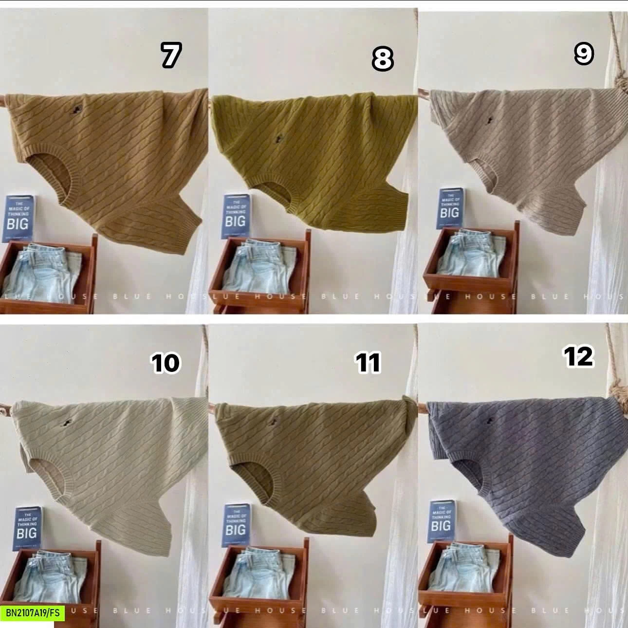 ÁO LEN DỆT KIM HỌA TIẾT THÊU NGỰA