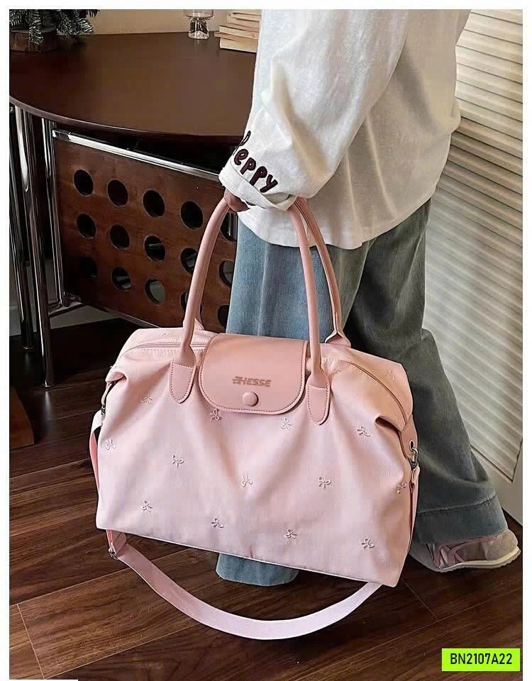 TÚI BOSTON THÊU NƠ SIÊU XINH