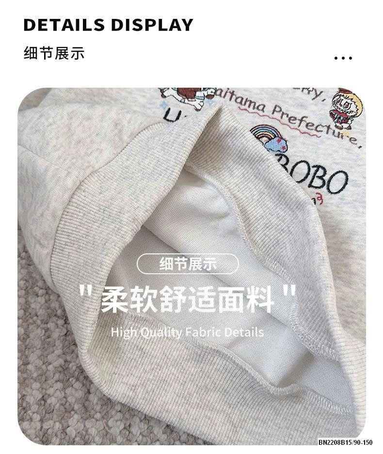 ÁO NỈ LABUBU PHỐI MÀU TAY