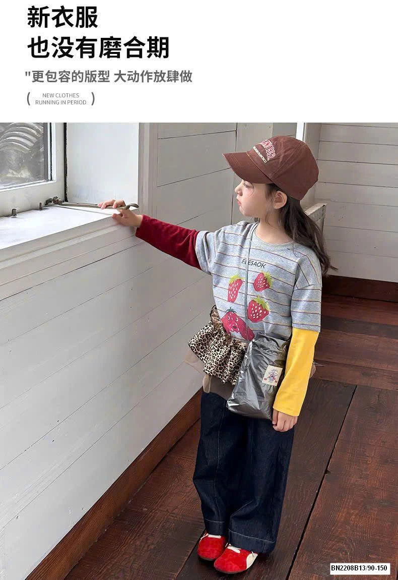 ÁO THUN PHỐI TAY KẺ