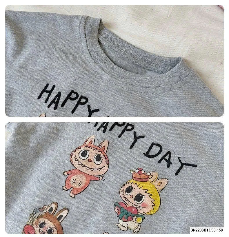 ÁO THUN PHỐI TAY KẺ