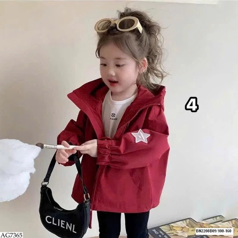 BST ÁO KHOÁC GIÓ BÉ GÁI