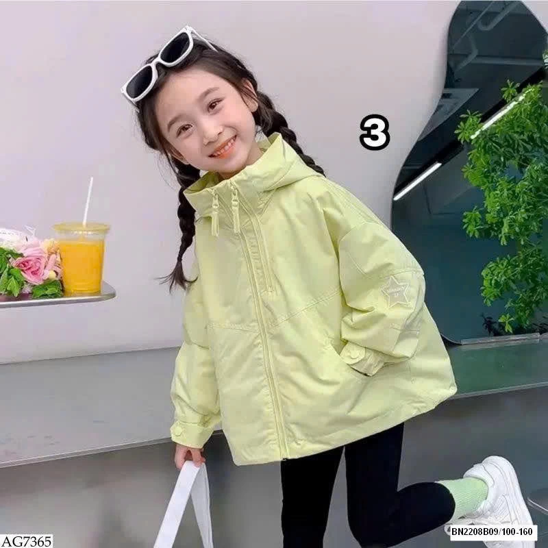 BST ÁO KHOÁC GIÓ BÉ GÁI