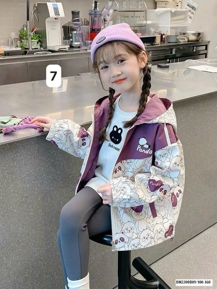 BST ÁO KHOÁC GIÓ BÉ GÁI