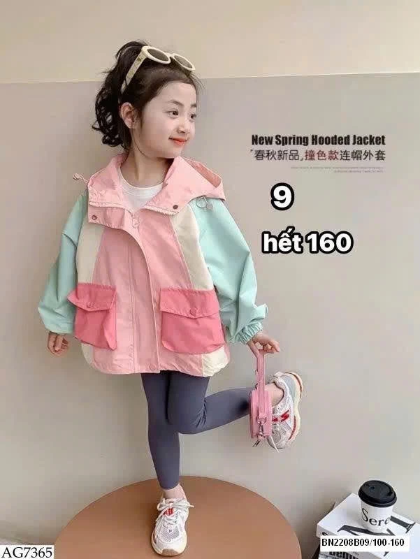 BST ÁO KHOÁC GIÓ BÉ GÁI