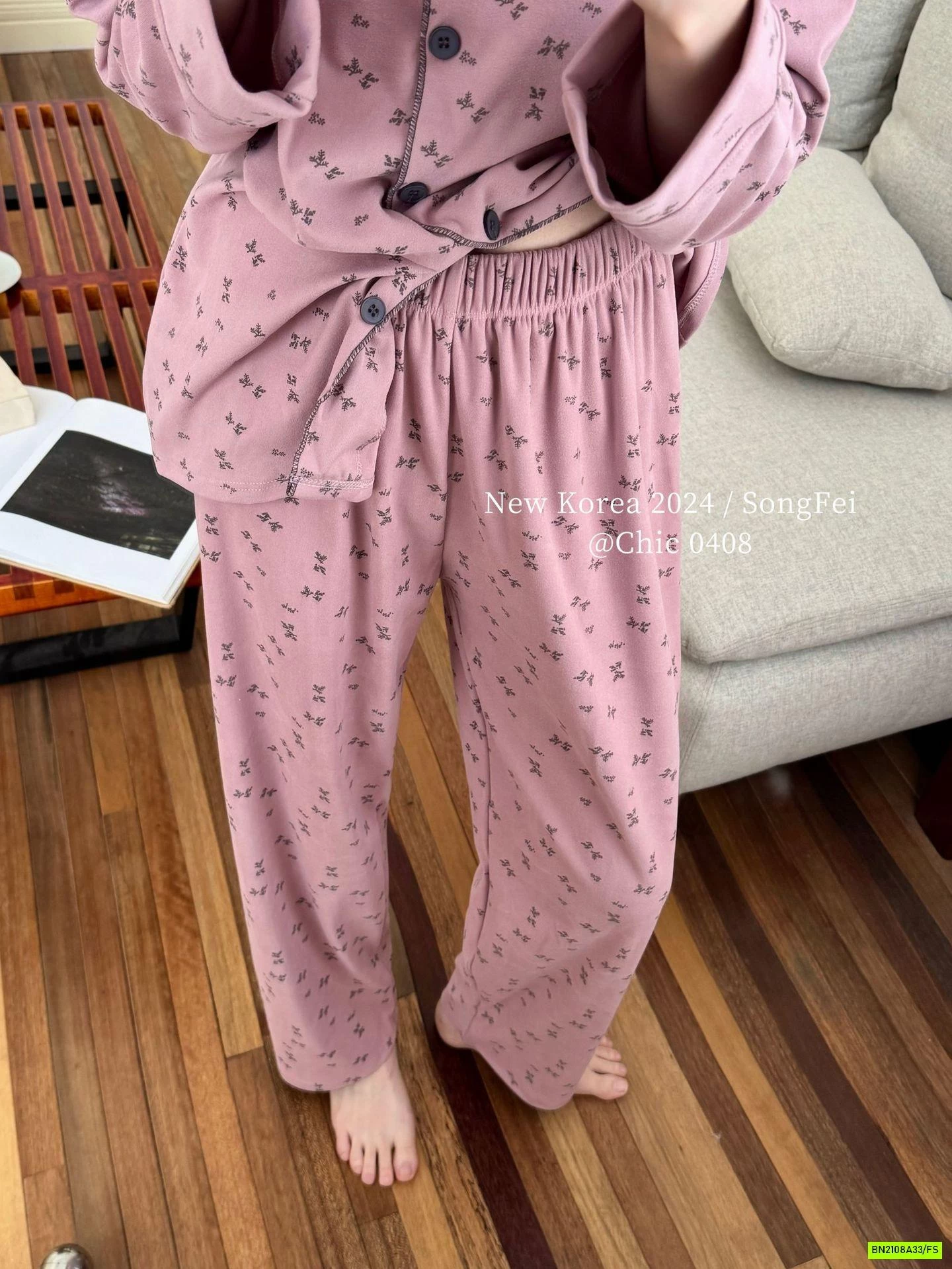 PIZAMA COTTON HOA NHÍ NỘI ĐỊA