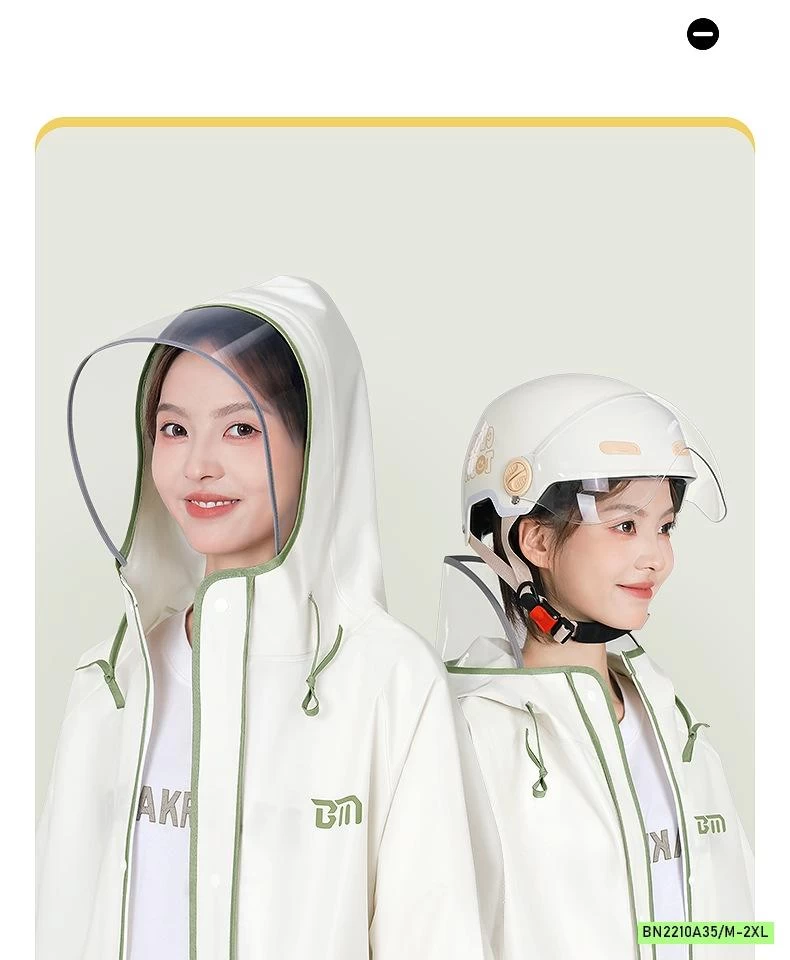 ÁO MƯA ĐƠN PHỐI MÀU VIỀN NỮ