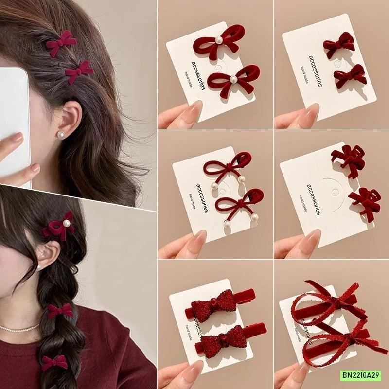 SET 6 KẸP TÓC TIỂU THƯ NHỎ XINH