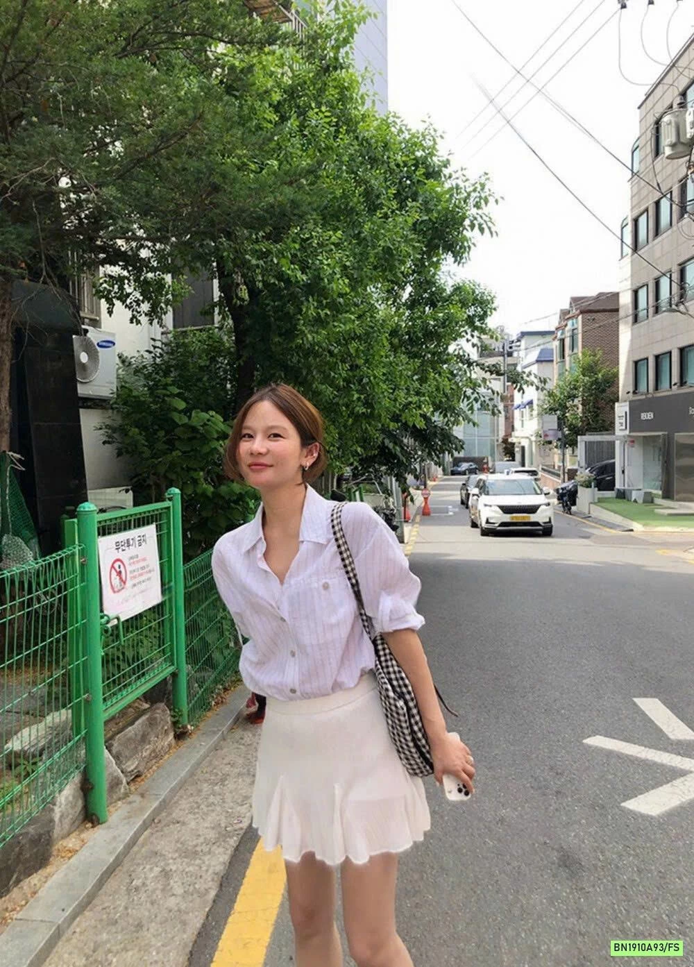 SƠ MI SỌC OVERSIZE WGWE6792