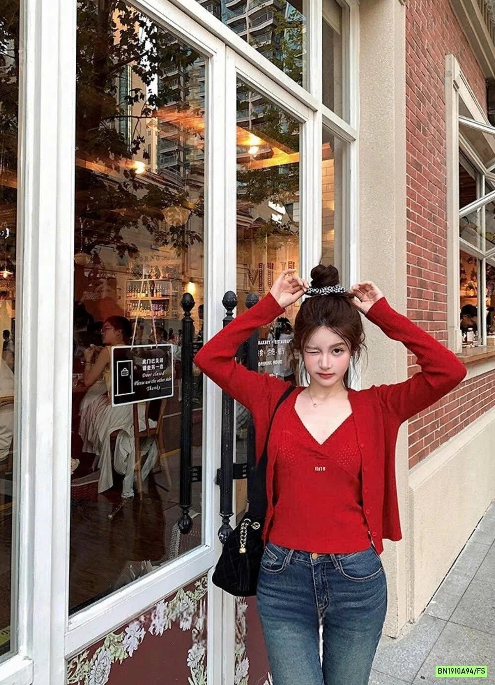 SÉT ÁO 3 LỖ+CARDIGAN WGWE7581