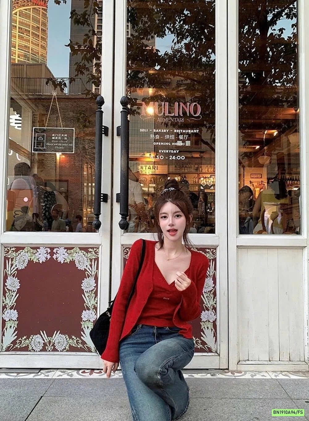 SÉT ÁO 3 LỖ+CARDIGAN WGWE7581