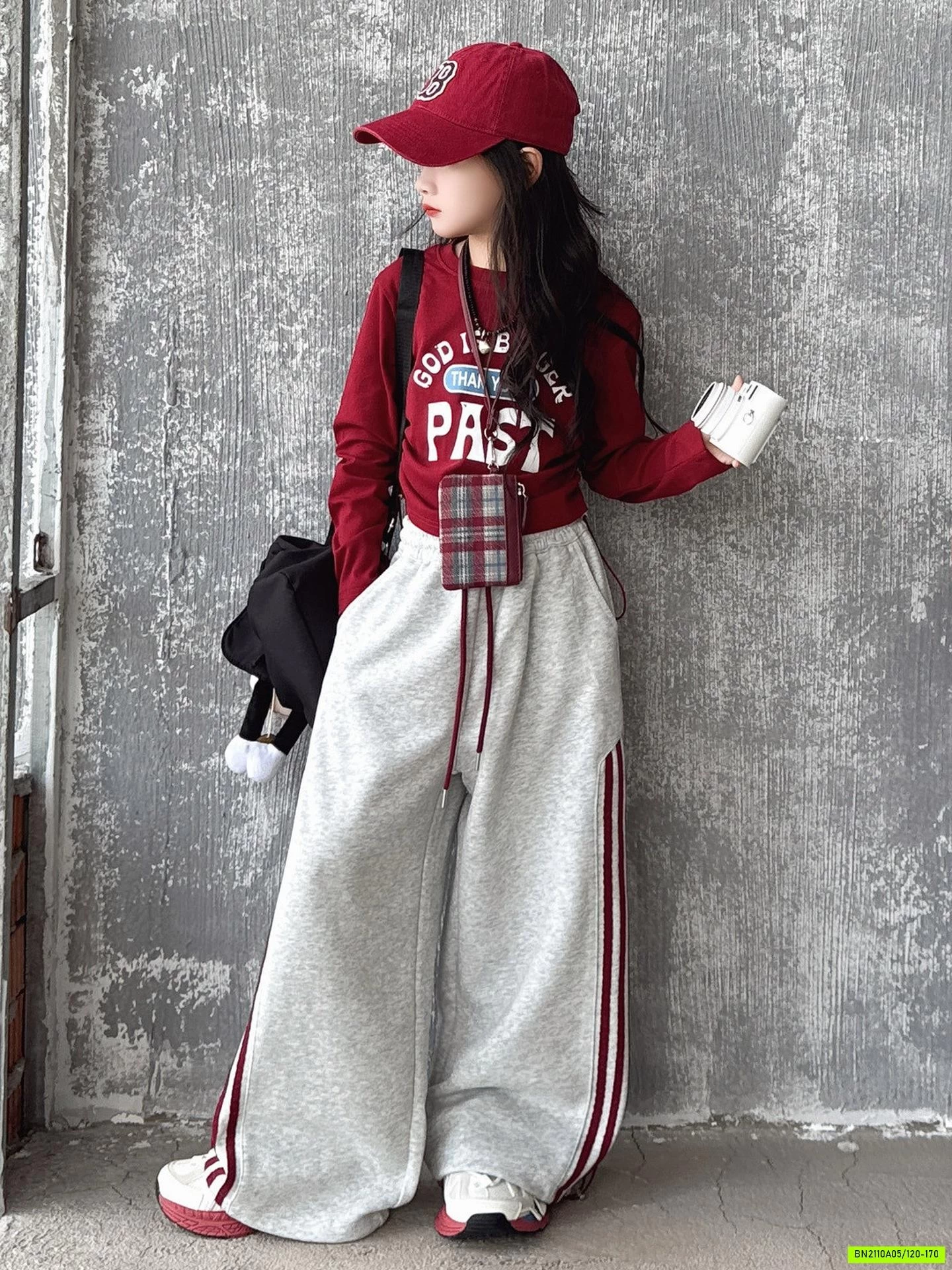 CROPTOP MIX QUẦN NỈ SUÔNG BG SZ ĐẠI