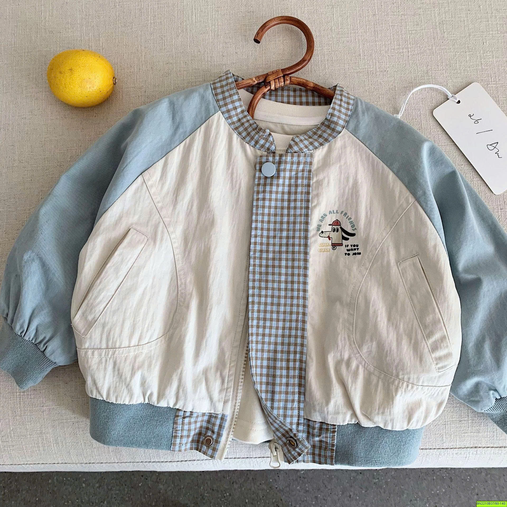 ÁO KHOÁC BOMBER IN HÌNH CÚN DỄ THƯƠNG