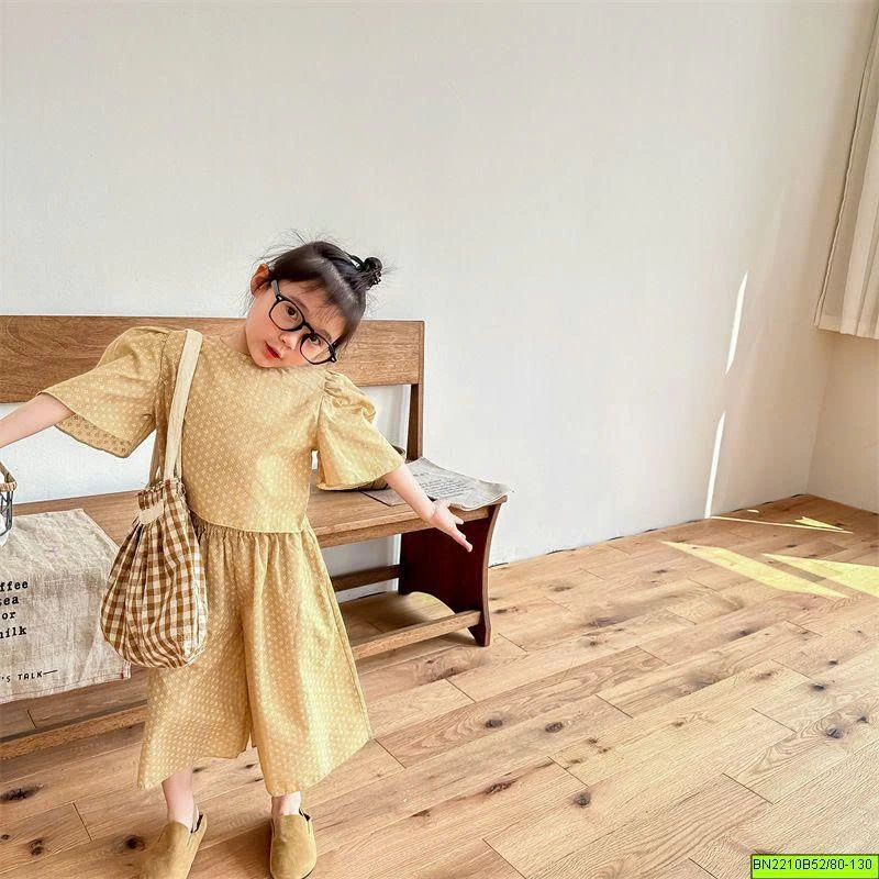 ( ADBABY ) BỘ HOA NHÍ TAY BỒNG MÙA HÈ
