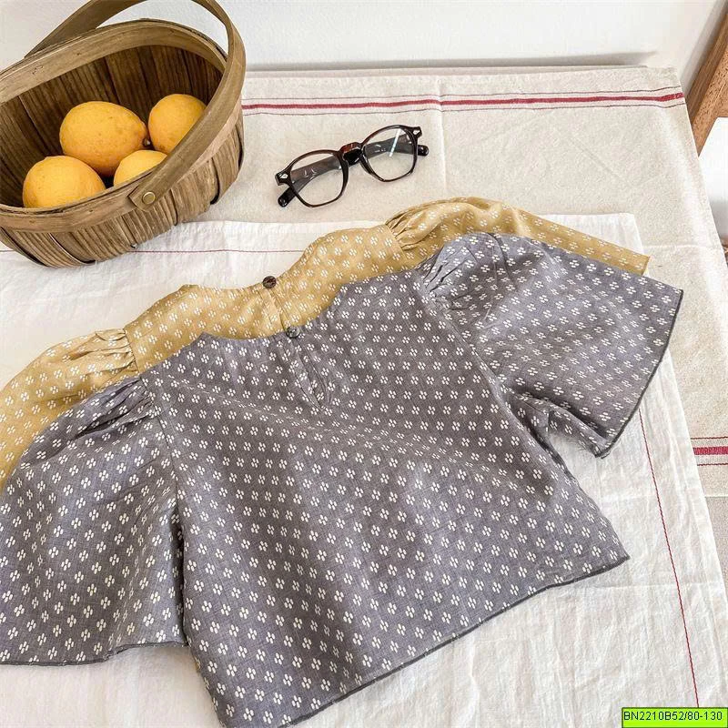 ( ADBABY ) BỘ HOA NHÍ TAY BỒNG MÙA HÈ